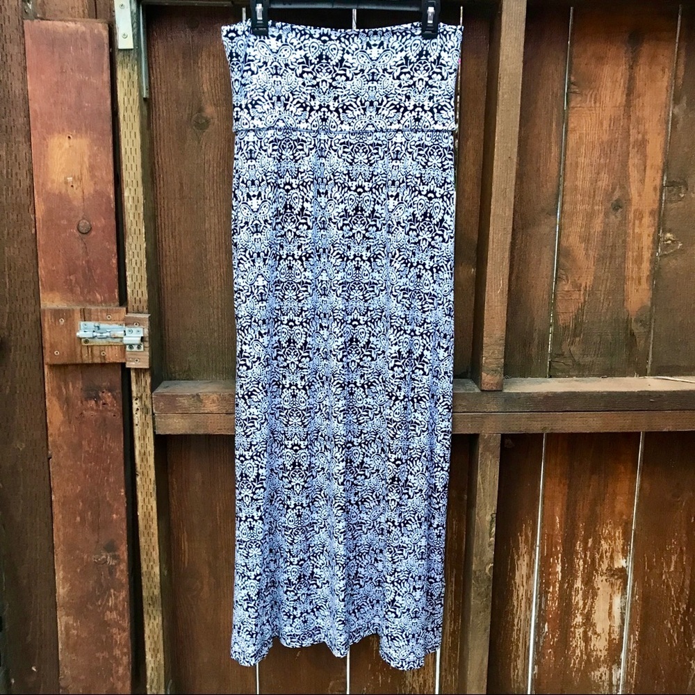 Cynthia Rowley New Bold Print Maxi Skirt